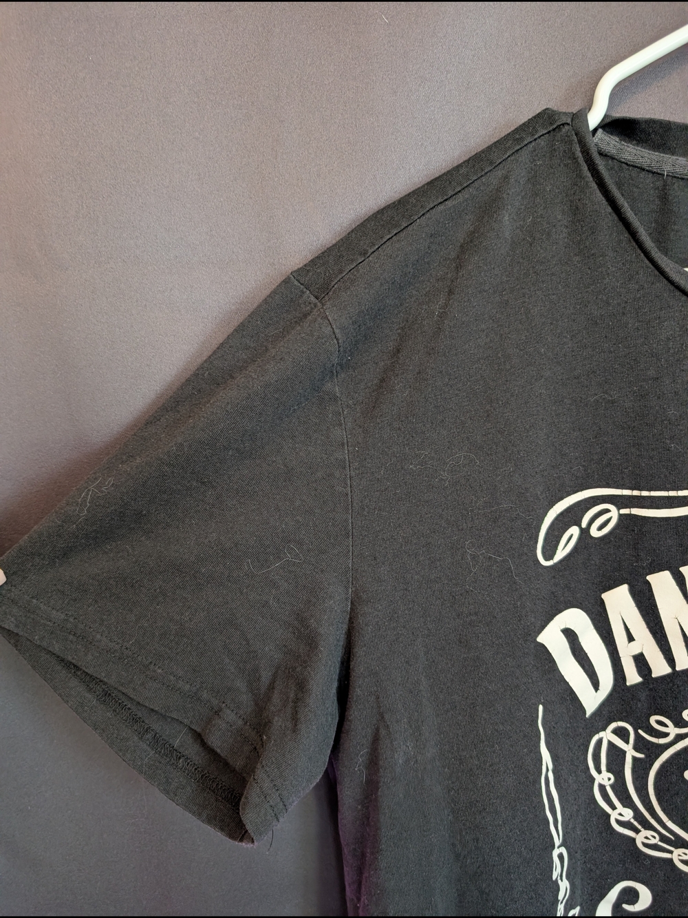 Danger Cats Black Graphic Short Sleeve Tee Men's 2XL. Fits Small - Picture 4 of 8